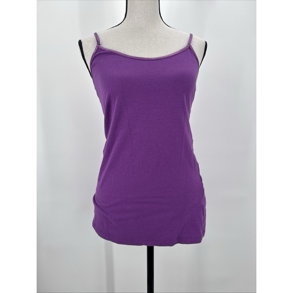 FEMME Purple Knit CAMISOLE CAMI Top TANK Women's Size M 1623-36